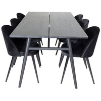 VCM Sleek Essgruppe Esstisch Ausziehbarer Tisch Länge cm 195