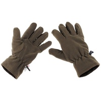 Max Fuchs MFH Fleece-Handschuhe mit 3MTM ThinsulateTM Insulation (Oliv/L)