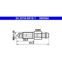 ATE Entlüfterschraube/-ventil 24.3518-0019.1