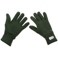 Max Fuchs MFH Knitted Gloves 3M Thinsulate Olive size