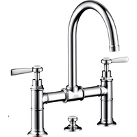 Hansgrohe Axor Montreux 2-Griff Waschtischarmatur 220 mit Hebelgriff chrom