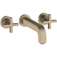 Hansgrohe Axor Citterio 3-Loch Waschtischarmatur Unterputz mit Kreuzgriffen 222mm