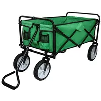 MonsterShop Faltbarer Gartenwagen Grün