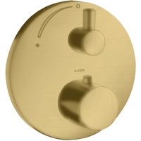 Hansgrohe Axor Uno Thermostat Unterputz mit Absperrventil brushed gold