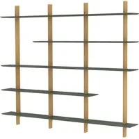 Tenzo Bridge Regal Holzwerkstoff 224x190 cm - Braun