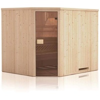 FinnTherm Innensauna Corner 2 Sitzbänke Wandstärke 40 mm