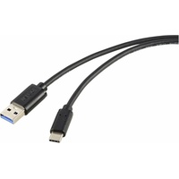 Renkforce USB-Kabel USB 3.2 Gen2 USB-C® Stecker, USB-A Stecker