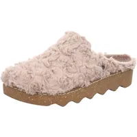 ROHDE Damen Clog Pantolette Textil Plüsch flauschig weich bequem