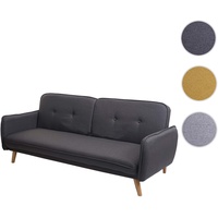 Mendler Schlafsofa HWC-J18, Couch Klappsofa Gästebett Bettsofa, Schlaffunktion Stoff/Textil