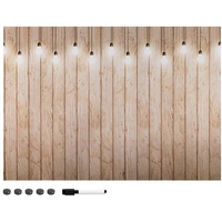 Navaris Magnettafel Magnetpinnwand Memoboard zum Beschriften - 90x60 cm