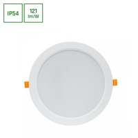 Spectrum LED Einbauleuchte Downlight DURE 3 Weiß rund Ø22cm