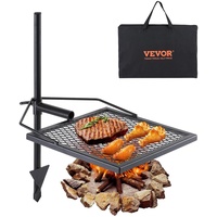 Vevor Campinggrill 405 x 405 mm, Holzkohlegrill Tragbarer mit