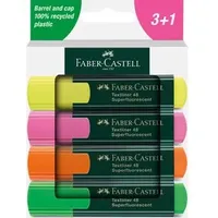 Faber-Castell 48 Textmarker farbsortiert, 4 St.