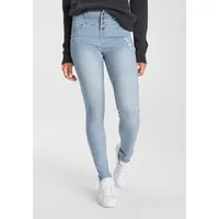 Arizona Skinny-fit-Jeans Ultra Stretch hohe Leibhöhe, knöchellang, elastisches Denim-Material