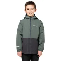 Jack Wolfskin Snowy Days Jacket Kinder slate green/black 140