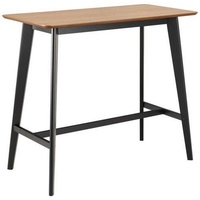Actona Bartisch Roxby 120 x 60 cm Holz Schwarz,