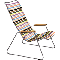 Houe CLICK Relaxsessel Lounge Chair Bambusarmlehnen Stahlgestell - Multi