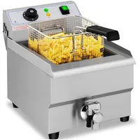 Royal Catering Elektro-Fritteuse - 12 l Kaltzone 3500 W