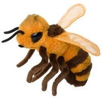 WWF Plüschtier Biene (17cm), realistisch gestaltetes Plüschtier, Super weiches,
