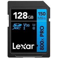 Lexar SDXC Blue Series UHS-I 800x 128GB V30