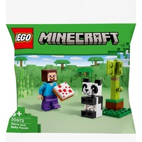 LEGO Minecraft Steve mit Baby-Panda