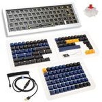 Ducky Outlaw 65 Barebone Gaming-Tastatur, silber, ANSI