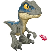 Mattel Jurassic World Mega Roar Velociraptor Blue