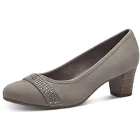 Jana Damen Pumps mit Glitzerdetails Vegan, Braun (Stone), 38