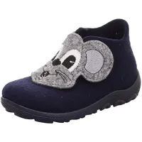 Superfit Jungen - Schuhe HAPPY Slipper, Modern, BLAU/GRAU 8100,