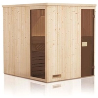 FinnTherm Sauna Miranda 2015 Naturbelassen 194 cm x 144