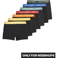 JACK & JONES Boxershorts 7er-Pack Basic Trunks Kurze Unterhosen