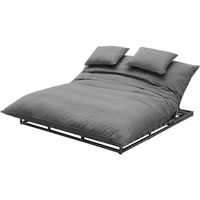 Outdoor Living Bona Doppel Loungeliege Aluminium/Sunbrella - Flanelle -