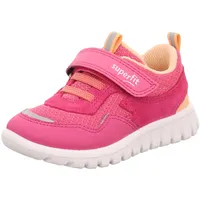 Superfit Sport7 Mini Sneaker, Pink Orange 5510, 22 EU