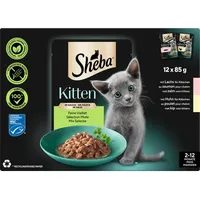 Sheba Kitten in Sauce Feine Vielfalt mit Lachs Huhn)