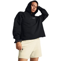 Under Armour Rival Terry Oversize Hoodie Damen 001 black/white