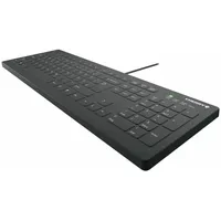 Cherry AK-C8112 Medical Keyboard, schwarz, vollversiegelt, USB, DE (AK-C8112-US-B/GE)