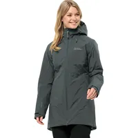 Jack Wolfskin Heidelstein Insulated Damen Mantel-Oliv-Dunkelgrün-XS