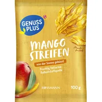 Genuss plus MANGO-STREIFEN Trockenfrüchte 100,0 g