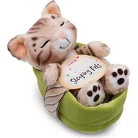 NICI Kuscheltier Katze Bengal 12cm schlafend im