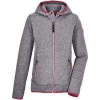 KILLTEC Mädchen Strickfleecejacke/Fleecejacke mit Kapuze KOS 355 GRLS KNTFLC