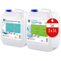 Höfer Chemie Set 5L Propylenglykol 99,5% + 5L Glycerin