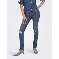 Only Skinny-fit-Jeans »ONLANEMONE MID SK VIS BUT DES DNM