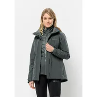 Jack Wolfskin Damen Luntal 3in1 Jkt W, Slate Green,