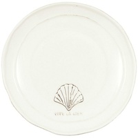 GREENGATE Plate Vive la mer White