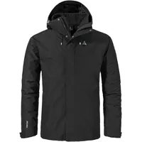 Schöffel Herren Style Okere 3in1 Jacke (Größe 4XL, schwarz)