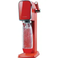 Sodastream Art mandarin red + Kunststoffflasche + CO2-Zylinder