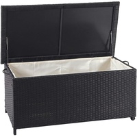 Mendler Poly-Rattan Kissenbox HWC-D88, Gartentruhe Auflagenbox Truhe ~ Premium