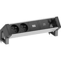 Bachmann DESK2 ALU BLACK 2xUTE 1xCM 1xC 1 chargeur