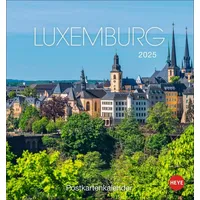 Heye Luxemburg Postkartenkalender 2025