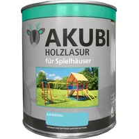 Karibu Holzlasur für Spielhäuser Karibikblau 750 ml